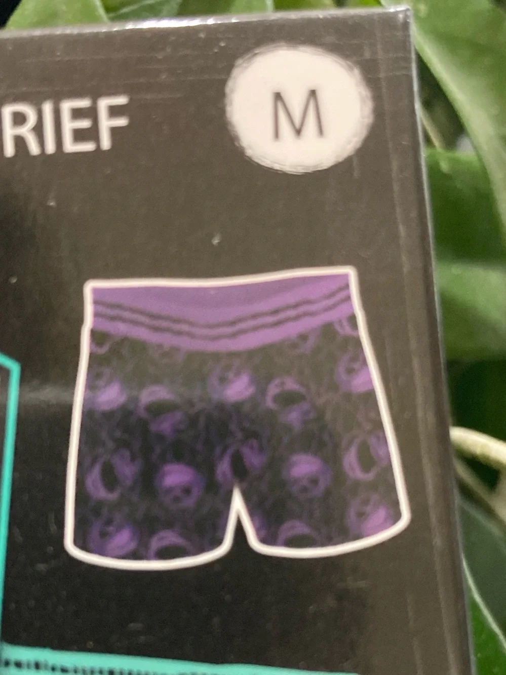 DISNEY Tim Burton's Nightmare Before Christmas Boxer Brief Men’s Sz M Purple NIB